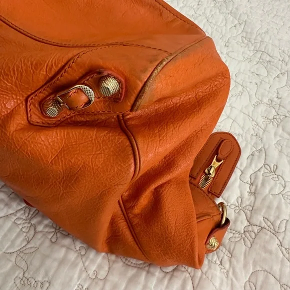 Balenciaga Velo Orange Crossbody Bag - Picture 12 of 15